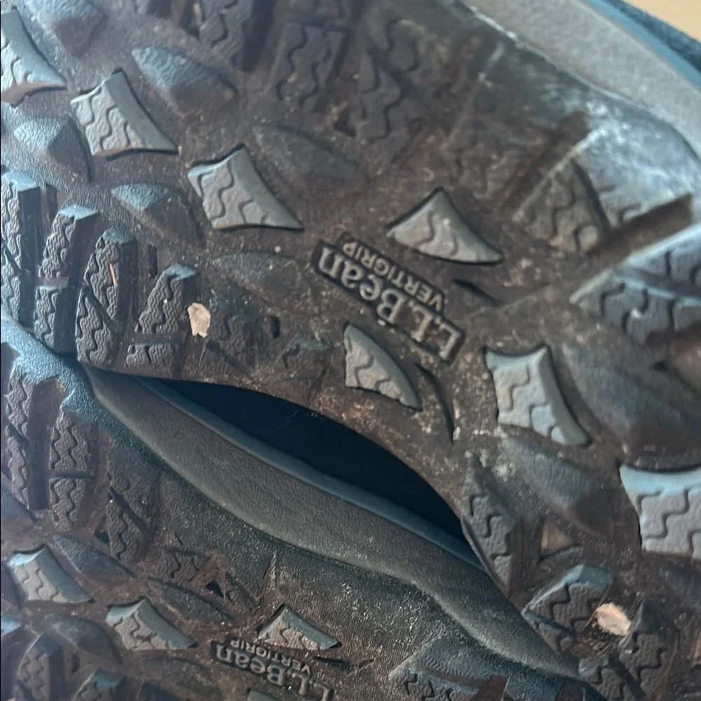 L.L. Bean Blue and Gray Boots Waterproof Durable Design